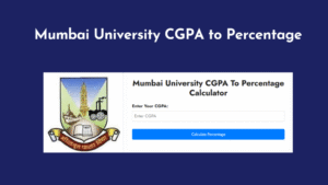SPPU CGPA to Percentage Calculator – Easily with One Click 2025