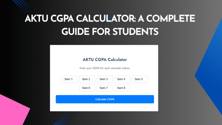 AKTU CGPA Calculator