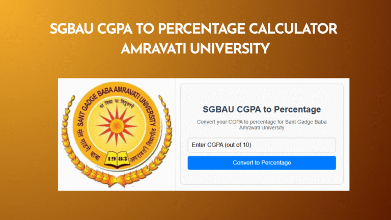 CGPA to Percentage Amravati University
