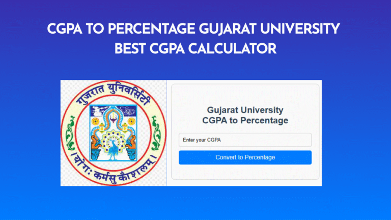 CGPA to Percentage Gujarat University