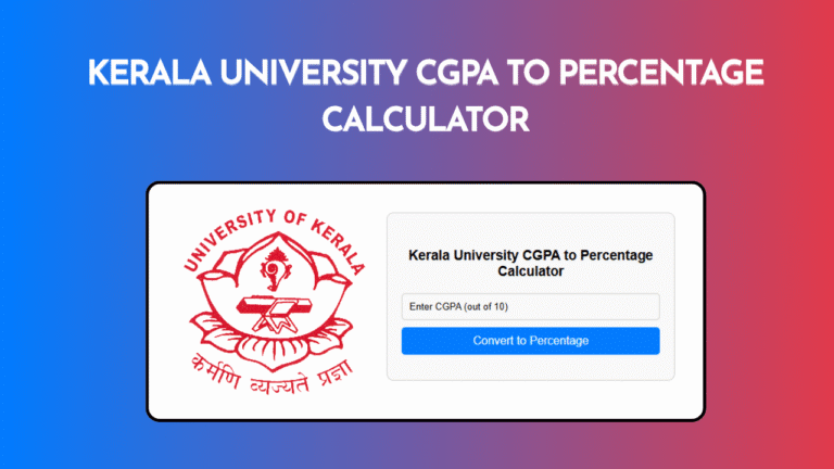 Kerala University CGPA to Percentage