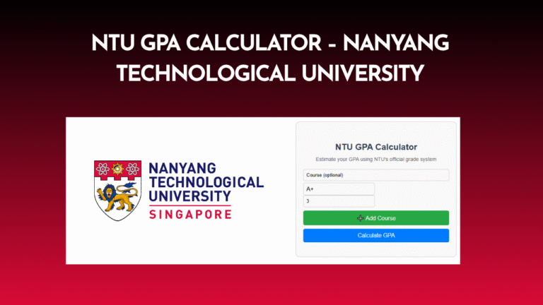 NTU GPA Calculator