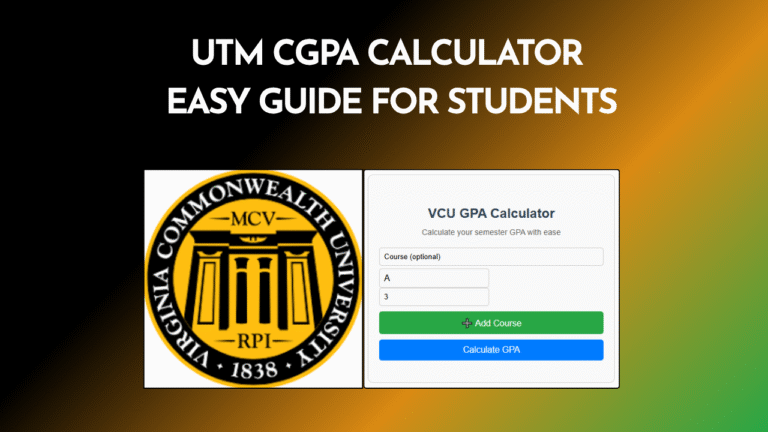 VCU GPA Calculator