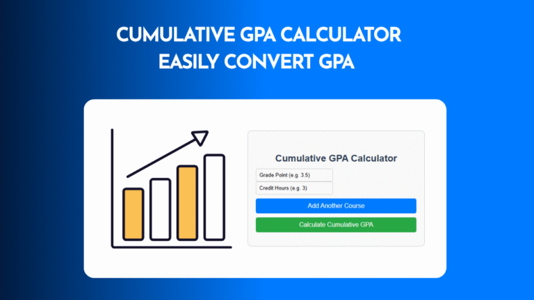 Cumulative GPA Calculator