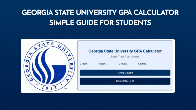 Georgia State University GPA Calculator