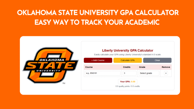 Oklahoma State University GPA Calculator